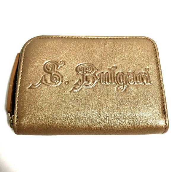 BVLGARI S.Bulgari Bvlgari Coin Compartment Wallet coin purse - Picture 8 of 13